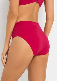 Høy truse med blonder (2-pack), bonprix