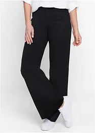 Bukse med stretch og komfortlinning, Flared, bonprix