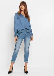 Slim Fit-jeans, Mid Waist, cropped, bonprix