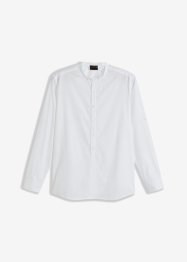 Langermet skjorte med ståkrage og oppbrettbare ermer, bpc selection