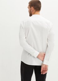 Langermet skjorte med ståkrage og oppbrettbare ermer, bpc selection