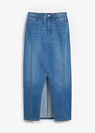 Jeansskjørt, Low Waist, komfortlinning, bonprix