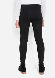 Leggings i elastisk materialmiks med økologisk bomull, bonprix