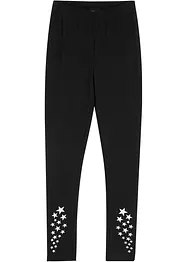 Leggings i elastisk materialmiks med økologisk bomull, bonprix