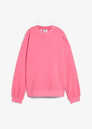 Oversized sweatshirt i ren bomull, bonprix