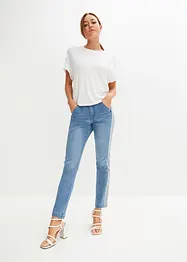 Stretch-jeans med stripet innfelling, BODYFLIRT