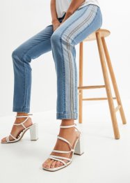 Stretch-jeans med stripet innfelling, BODYFLIRT