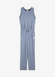 Ultrasoft trenings-jumpsuit av scuba, vide ben, hurtigtørkende, bonprix