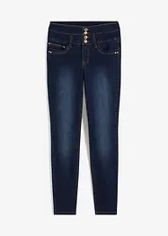 High Waist Jeans med lang knappestolpe, bonprix