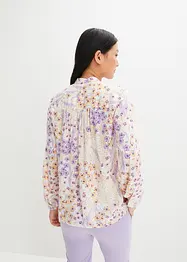 Bluse med blomsterprint, bonprix