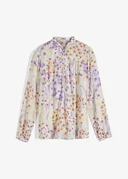 Bluse med blomsterprint, bonprix