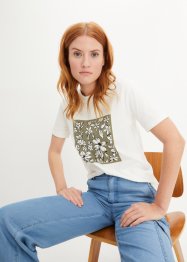 T-skjorte med blomsterprint, bpc bonprix collection