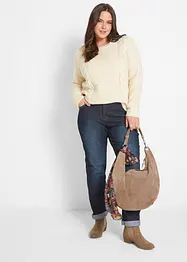 Straight-jeans Mid Waist, Stretch, bonprix