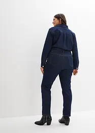 Straight jeans-jumpsuit, cropped, John Baner JEANSWEAR