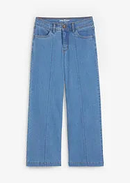 Wide Leg-jeans Mid Waist, Cropped, bonprix