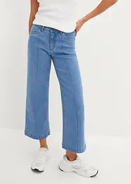 Wide Leg-jeans Mid Waist, Cropped, bonprix