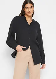 Bluse i bomullsmusselin, bonprix