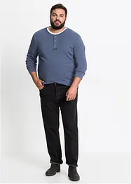 Classic Fit-jeans med linning som er elastisk i sidene, Straight, bonprix