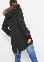 Vattert parkas i vannavvisende materiale, bonprix