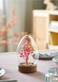 LED-pyntegjenstand egg med tørkede blomster, bpc living bonprix collection