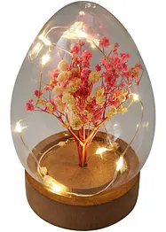 LED-pyntegjenstand egg med tørkede blomster, bonprix