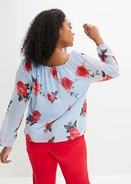 Bluse med snøring, bonprix