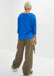 Oversized topp av viskosemiks, bonprix