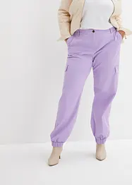 Cargobukse i bomull med stretch, bonprix