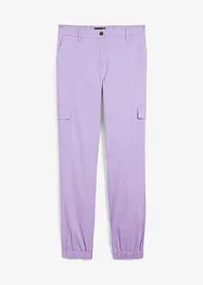 Cargobukse i bomull med stretch, bonprix