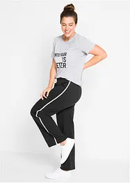 Sweatbukse av ren, fast bomull (2-pack), bonprix