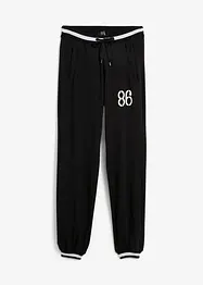 Joggebukse i elastisk bomullsmiks, bonprix