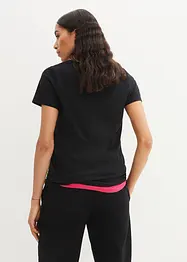 Essential T-skjorte med V-hals, Seamless, bonprix