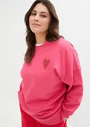 Oversized sweatshirt i økologisk bomull, bonprix