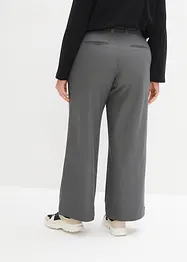 Bukse med legg og høy midje med komfortlinning, bonprix