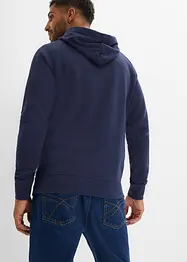 Sweatshirt med hette av ren økologisk bomull, bonprix