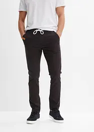 Regular Fit-slip on-bukse med stretch, Straight, bonprix