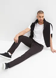 Regular Fit-slip on-bukse med stretch, Straight, bonprix