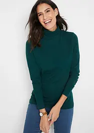 Langermet topp med økologisk bomull (2-pack), bonprix