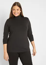Langermet topp med økologisk bomull (2-pack), bonprix