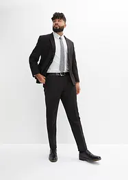 Dress Slim Fit (4-delt sett): Blazer, bukse, skjorte, slips, bonprix