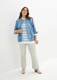 Oversized jeansjakke med cargo-detaljer, bonprix