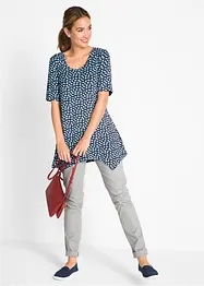 Topp med asymmetrisk kant, halvlang arm, bonprix