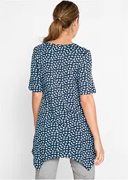Topp med asymmetrisk kant, halvlang arm, bonprix