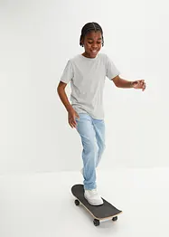 Loose Fit-jeans med stretch og regulerbar linning, Straight, bonprix