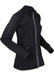Termo-treningsjakke med reflekterende trykk, bonprix