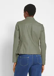 Jakke i imitert skinn av 100% viskose, bonprix