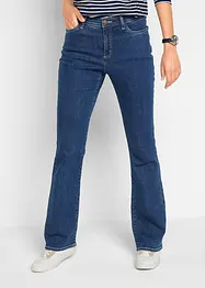 Bootcut-jeans Mid Waist, økologisk bomull, bonprix