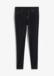 Leggings i denim look av bomullsmiks, bonprix