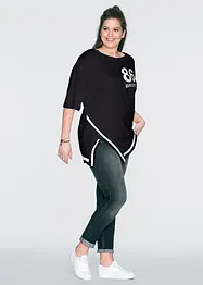 Oversized topp i myk viskosemiks, bonprix