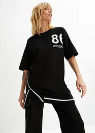 Oversized topp i myk viskosemiks, bonprix